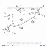 SUSPENSION, BARRA DI STABILIZZAZIONE, FRONT