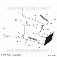 ENGINE, SISTEMA DI RAFFREDDAMENTO, HOSES