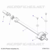 TRASMISSIONE, MID PROP SHAFT
