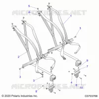 SEDE BELT MOUNTING, PREMIUM/DELUXE