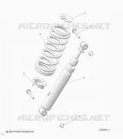 SUSPENSION, SHOCK ANTERIORE MOUNTING