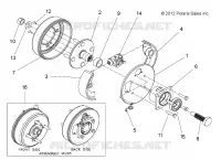 RUOTE, COMPONENTS, END, LEFT REAR
