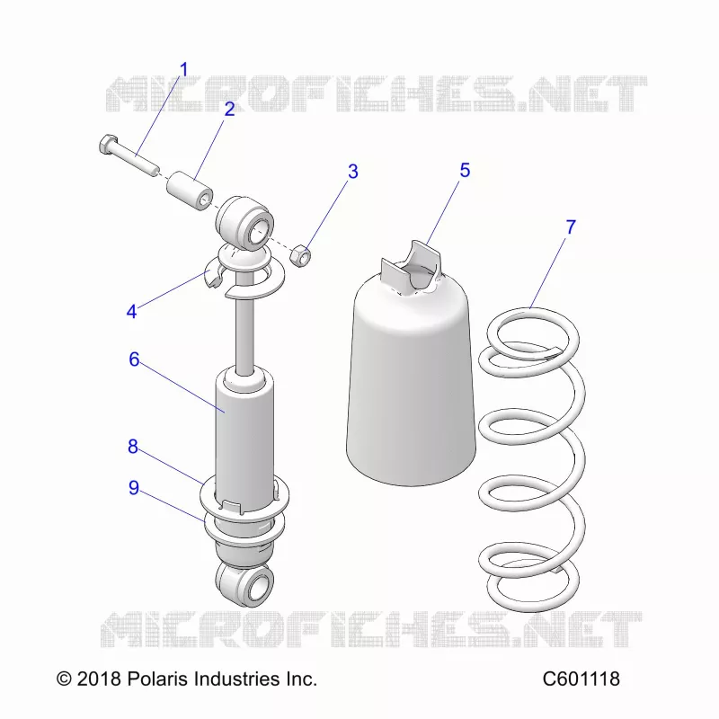 FRONT SHOCK PISTA (7043995)