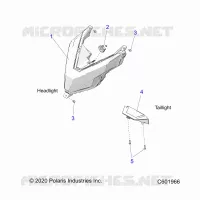 ELETTRICO, HEADLIGHT AND TAILLIGHT