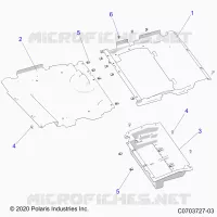 PAVIMENTO PANELS, UNDERSEAT