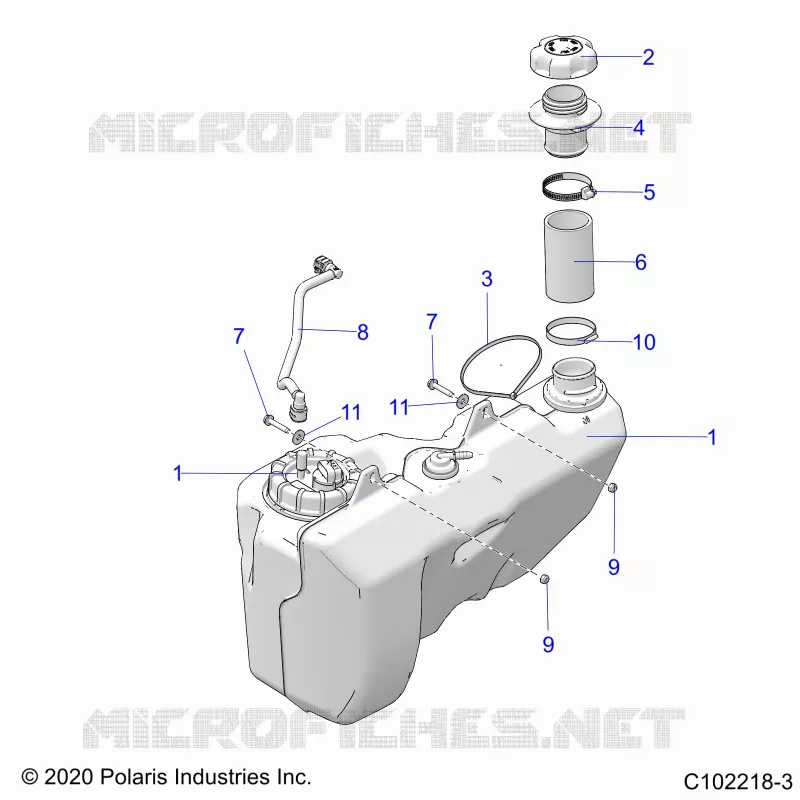 SISTEMA DI ALIMENTAZIONE CARBURANTE, FUEL TANK