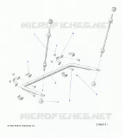 SUSPENSION, REAR BARRA DI STABILIZZAZIONE