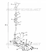 selettore di marcia 6x6 400L, U.S. W958740, SWEDISH S958740 (4930273027D006)