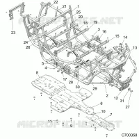 CHASSIS, TELAIO PRINCIPALE AND SKID PLATES