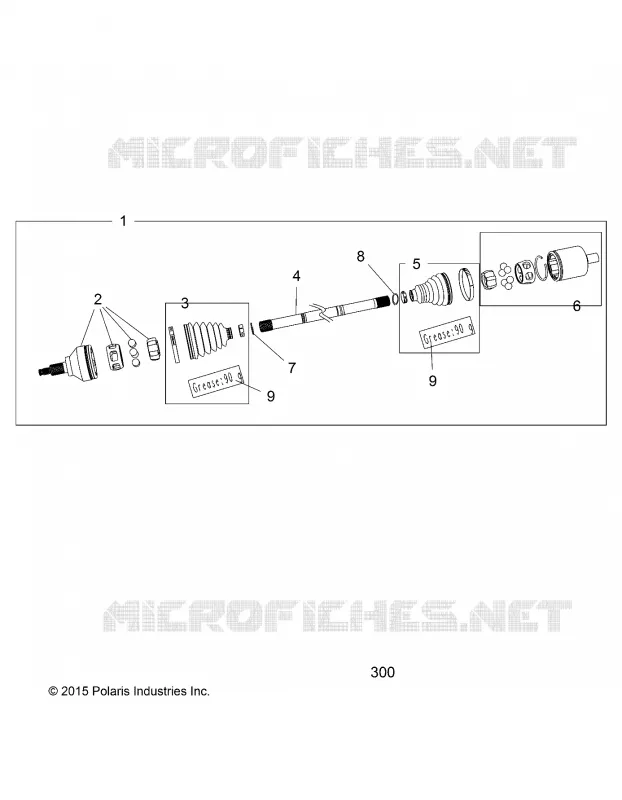 DRIVE LINE, FRONT HALF SHAFTS