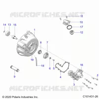 ENGINE, SISTEMA DI RAFFREDDAMENTO AND WATER PUMP