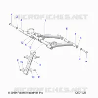 SUSPENSION, ANTERIORE COPPIA ARM
