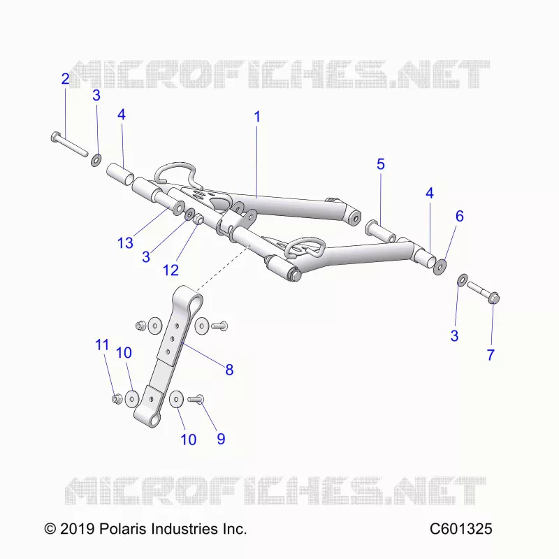 SUSPENSION, ANTERIORE COPPIA ARM