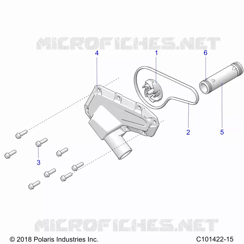 MOTORE, WATERPUMP IMPELLER AND COVER