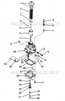 CARBURATORE LITE 0963433, EURO LITE E963433 AND LITE DELUXE 0963431 (4931663166C007)