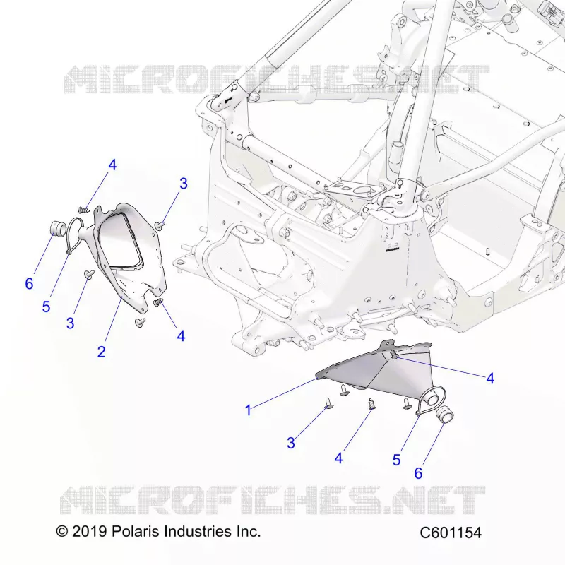CHASSIS, TIE ROD BOOT ASM.