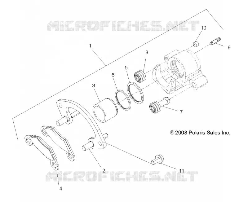 FRENO POSTERIORE CALIPER