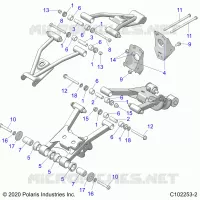 SOSPENSIONE POSTERIORE CONTROL ARM MOUNTING