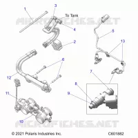 SISTEMA DI ALIMENTAZIONE CARBURANTE, RAIL, LINES AND THROTTLE BODY
