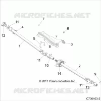 DRIVE TRAIN, FRONT PROP ALBERO