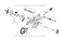 SWING ARM/REAR SCATOLA INGRANAGGI MONTAGGIO