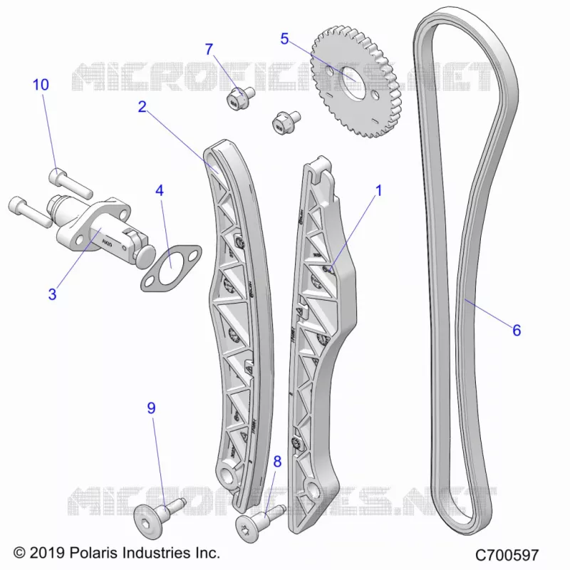 CAM CATENA AND TENSIONER