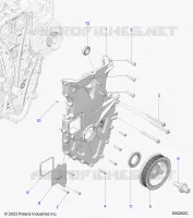 MOTORE, FRONT COVER ASSEMBLY