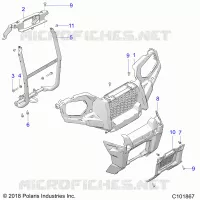 PARAURTI ANTERIORE AND MOUNTING