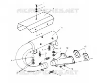 IMPIANTO DI SCARICO LITE 0953433 and LITE DELUXE 0953431 (4928902890C003)