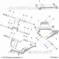 SOSPENSIONE POSTERIORE CONTROL ARMS