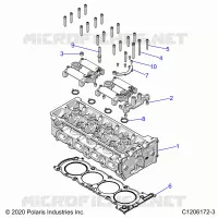 ENGINE, TESTA CILINDRO