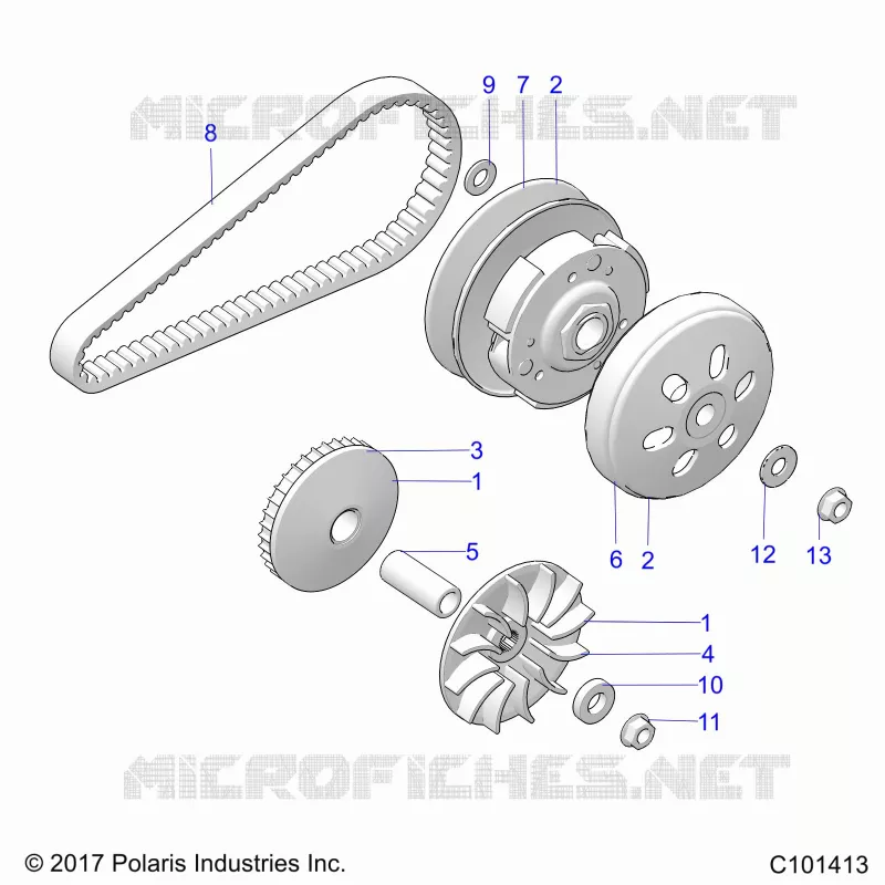 TRASMISSIONE, PRIMARY CLUTCH