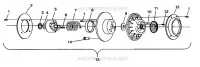 FRIZIONE DRIVEN ASSEMBLY 500 EFI 0942774 and  EFI SKS 0942574 (49274127410028)