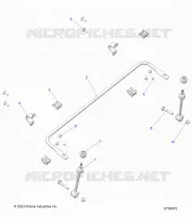 SUSPENSION, FRONT BARRA DI STABILIZZAZIONE