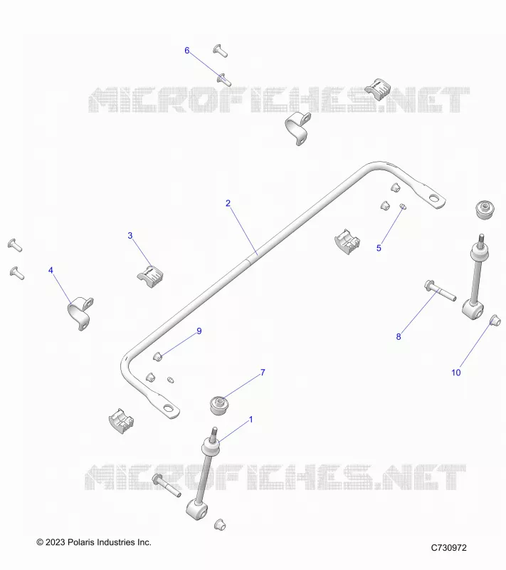 SUSPENSION, FRONT BARRA DI STABILIZZAZIONE
