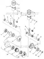 PISTONEEE   ALBERO MOTORE WIDETRAK LX 0962064 AND EUROPEAN WIDETRAK LX E962064 (4931643164C011)