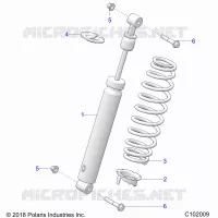 SUSPENSION, SHOCK ANTERIORE