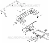 POSTERIORE MONTAGGIO RACK SPORTSMAN 500 W969244 (4936093609A008)