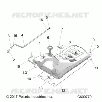 SISTEMA DI ALIMENTAZIONE CARBURANTE, FUEL TANK ASM.