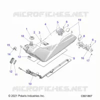 SISTEMA DI ALIMENTAZIONE CARBURANTE, FUEL TANK ASM.