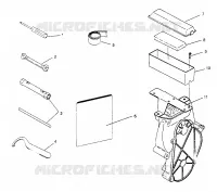 KIT DI STRUMENTI  500 EFI 0952774, EFI SKS 0952574,   EFI SKS PT 0952974, and EUROP (4929052905C009)