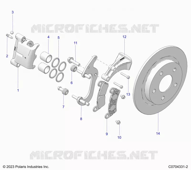 BRAKES, PINZA POSTERIORE