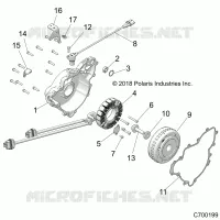 ENGINE, STATOR AND VOLANO