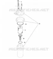Carburante / separatore