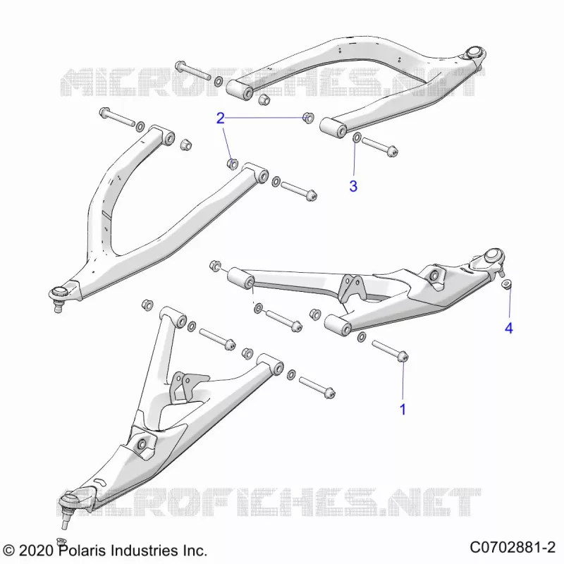 SOSPENSIONI ANTERIORI CONTROL ARMS MOUNTING
