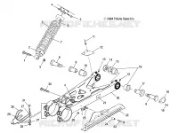 SWING ARM AND SHOCK MONTAGGIO