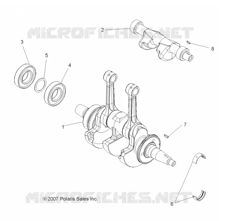 MOTORE, ALBERO MOTORE AND BALANCE SHAFT