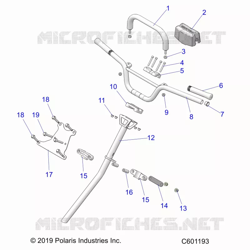 STEERING, HANDLEBAR, STERZO POST