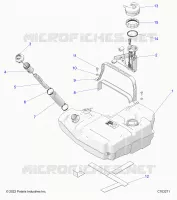 SISTEMA DI ALIMENTAZIONE CARBURANTE, FUEL TANK