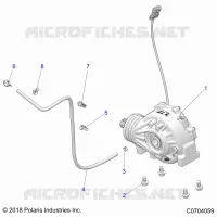 TRASMISSIONE, FRONT GEARCASE MOUNTING